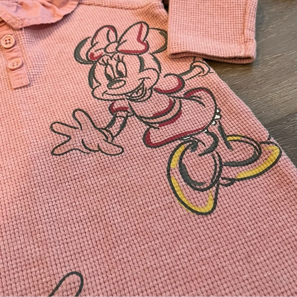 Disney Baby Pink Girls One Piece Mickey and Minnie Mouse Size 18 Months
